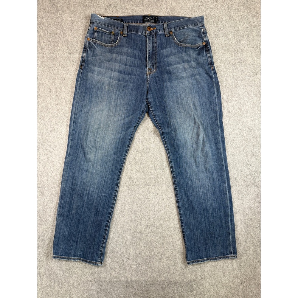 Lucky Brand Mens 363 Vintage Straight Jeans 36x30 Blue Medium Wash Denim